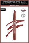 Suya Dayanıklı 11 Saat Kalıcı Yoğun Pigmentli Kremsi Göz Kalem Farı - Master Stay 06 Gleaming Maroon