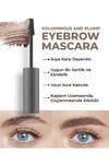 Suya Dayanıklı Kalıcı Etki Yoğun Pigmentli Kahverengi Kaş Sabitleyici Maskara - Eyebrow Mascara 801