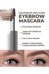 Suya Dayanıklı Kalıcı Etki Yoğun Pigmentli Kahverengi Kaş Sabitleyici Maskara - Eyebrow Mascara 802