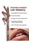 Suya Dayanıklı Uzun Süre Kalıcı Yumuşak Dudak Kalemi - Staying Power Lip Pencil 63 Reddish Brown