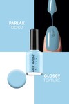 Toz Mavi Oje 66 - Yüksek Pigmentli Uzun Süreli Kalıcılık Hızlı Kuruma - Nail Lacquer 66