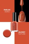 Turuncu Oje 45 - Yüksek Pigmentli Uzun Süreli Kalıcılık Hızlı Kuruma - Nail Lacquer 45