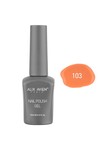 Turuncu Yavruağzı Kalıcı Oje 103-Yoğun Renk Veren Jel Oje 12 ml-Nail UV Gel Polish 103