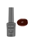 UV Kalıcı Çikolata Kahverengi Jel Oje 49 - Gel Polish - 12 ml