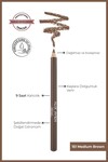 Uzun Süre Kalıcı, Belirginleştirici Şekillendirici Kahve Kaş Kalemi - Brow Liner 151 Medium Brown