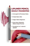 Uzun Süre Kalıcı Dağılma Yapmayan Nemlendirici Dudak Kalemi - Lipliner Pencil 15 Berry Red