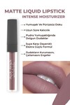 Uzun Süre Kalıcı Kadifemsi Kuruma Yapmayan Mat Likit Ruj - Matte Liquid Lipstick 511 Ashy Rose
