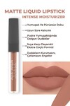Uzun Süre Kalıcı Kadifemsi Kuruma Yapmayan Mat Likit Ruj - Matte Liquid Lipstick 501 Caramel Nude