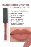 Uzun Süre Kalıcı Kadifemsi Kuruma Yapmayan Mat Likit Ruj - Matte Liquid Lipstick 502 Peachy Nude