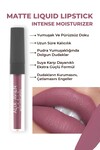 Uzun Süre Kalıcı Kadifemsi Kuruma Yapmayan Mat Likit Ruj - Matte Liquid Lipstick 510 Dark Rose