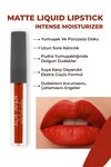 Uzun Süre Kalıcı Kadifemsi Kuruma Yapmayan Mat Likit Ruj - Matte Liquid Lipstick 520 Red Carpet