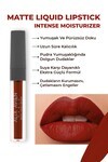 Uzun Süre Kalıcı Kadifemsi Kuruma Yapmayan Mat Likit Ruj - Matte Liquid Lipstick 524 Ruby Red