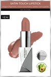Uzun Süre Kalıcı Nemlendirici Pürüzsüz Etkili Yarı Mat Ruj - Satin Touch Lipstick 804 Terra Rose