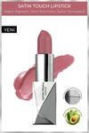 Uzun Süre Kalıcı Nemlendirici Pürüzsüz Etkili Yarı Mat Ruj - Satin Touch Lipstick 807 Bubblegum Pink