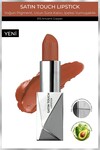Uzun Süre Kalıcı Nemlendirici Pürüzsüz Etkili Yarı Mat Ruj - Satin Touch Lipstick 815 Ancient Copper