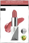 Uzun Süre Kalıcı Nemlendirici Pürüzsüz Etkili Yarı Mat Ruj - Satin Touch Lipstick 816 Geniue Pink