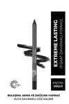 Uzun Süre Kalıcı Suya Dayanıklı Akma, Dağılma Yapmayan Siyah Göz Kalemi - Extreme Black