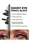 Uzun Süre Kalıcı Suya Dayanıklı Bulaşmayan Siyah Göz Kalemi - Smoky Eye Pencil Pencil Black