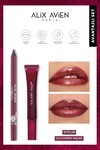 Uzun Süre Kalıcı Suya Dayanıklı Dudak Nemlendiricili Dolgunlaştırıcı Lipgloss ve Lipliner Seti 01
