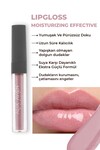 Uzun Süre Kalıcı Yapışkan His Bırakmayan Nemlendirici Dudak Parlatıcısı - Lipgloss 01 Rose Pink
