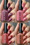 Yüksek Pigmentli Uzun Süre Kalıcı Hızlı Kuruma Sağlayan Parlak Bitişli Oje 10lu Nail Lacquer Set 01
